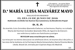 María Luisa Malvárez Mayo